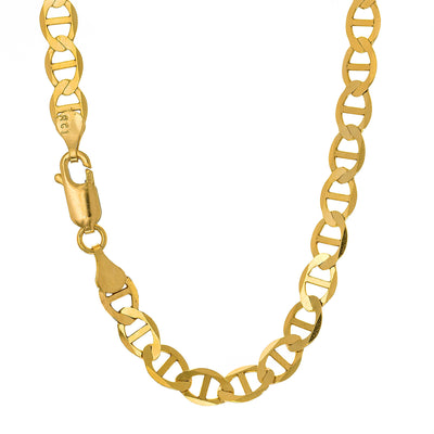JB Jewelers 10k Yellow Gold 5.5mm Anchor Chain