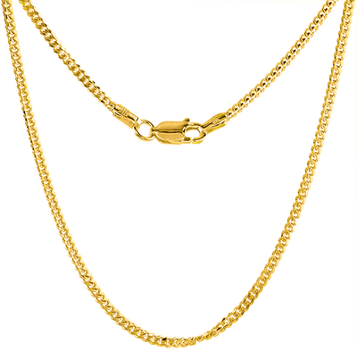Yellow Gold 2.5mm Cuban Link Chain from JB Jewelers