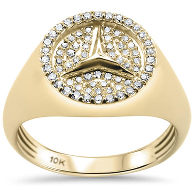 JB Jewelers 10k Diamond Benz Ring