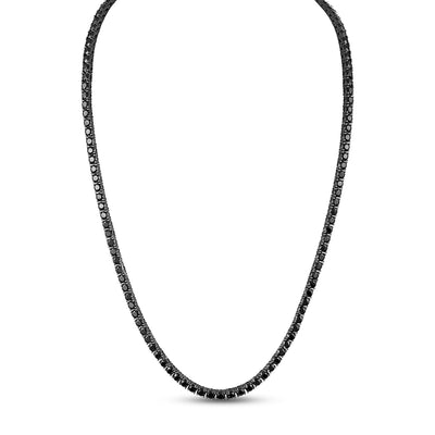 JB Jewelers 3mm Black Tennis Chain
