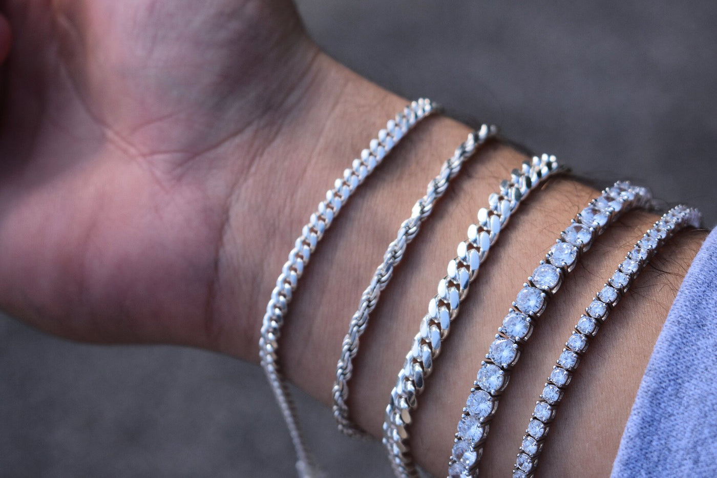Womens silver bracelets from JB Jewelers