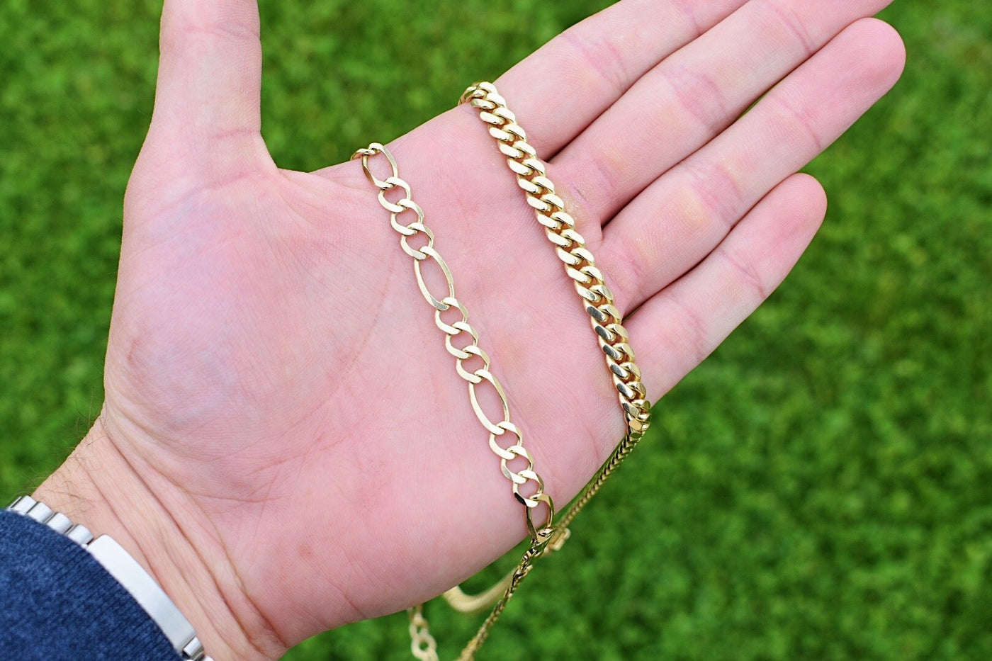 JB Jewelers Mens Gold bracelets