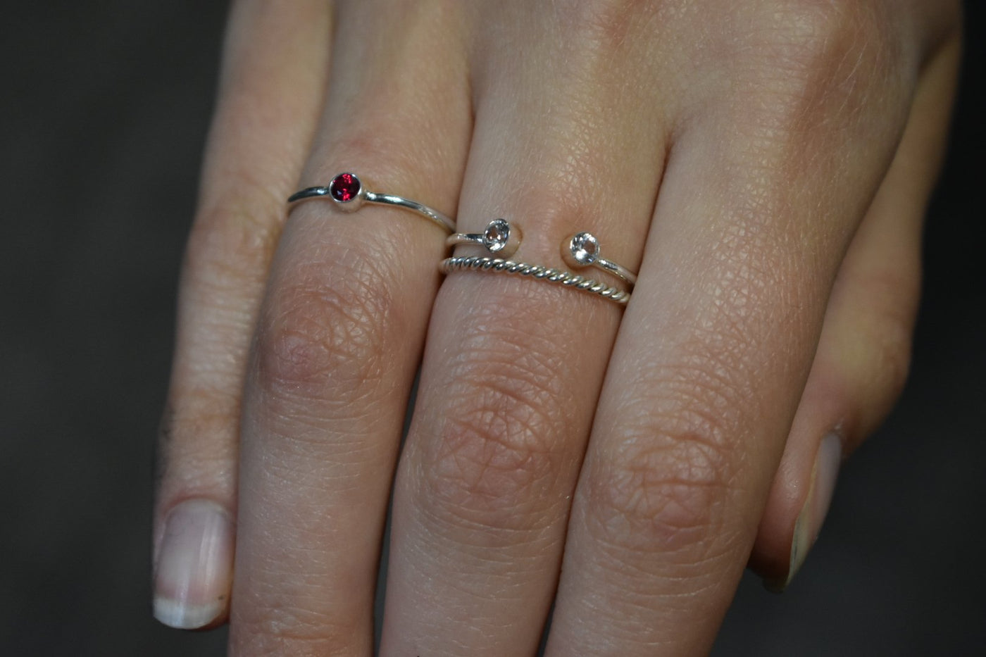 Womens silver rings from JB Jewelers