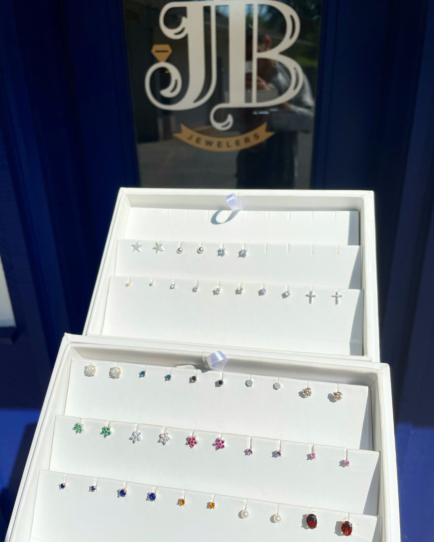 All earrings from JB Jewelers 