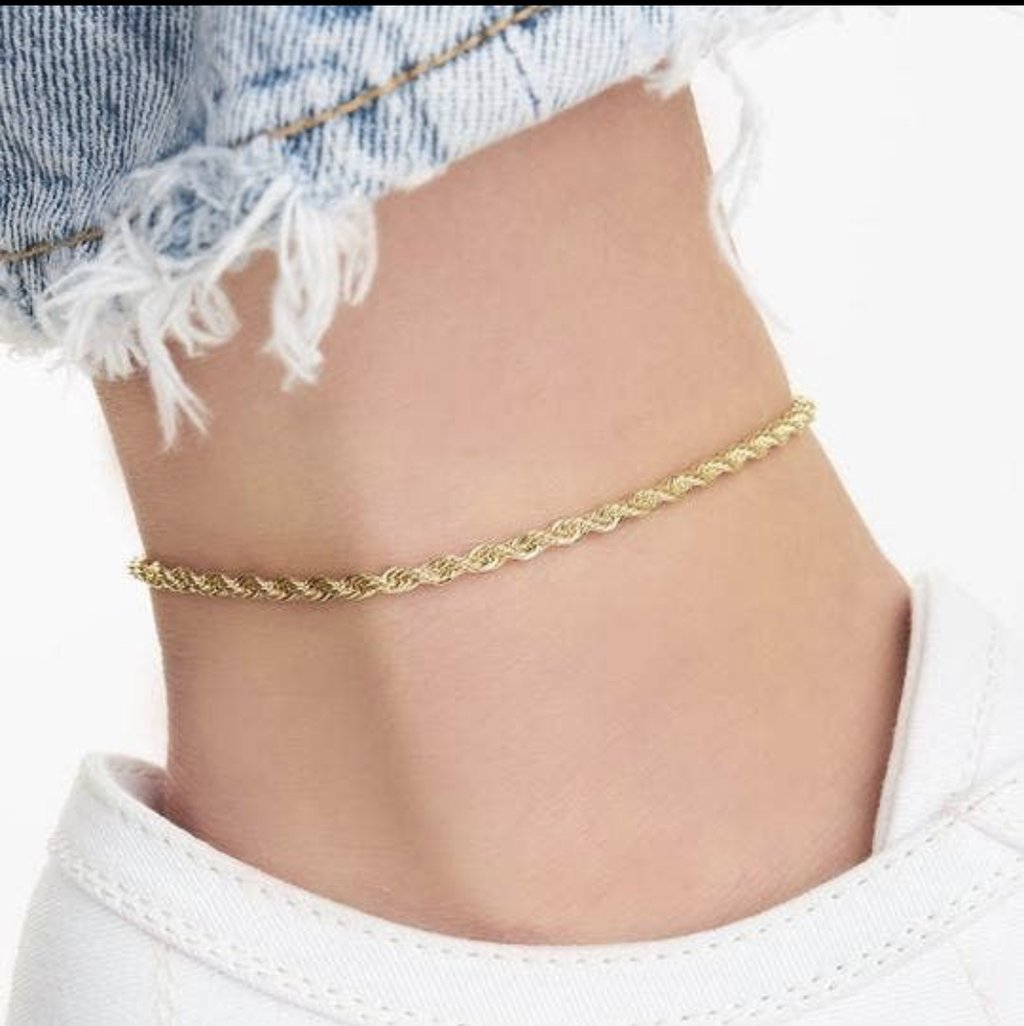 Womens Gold Bracelets / Anklets