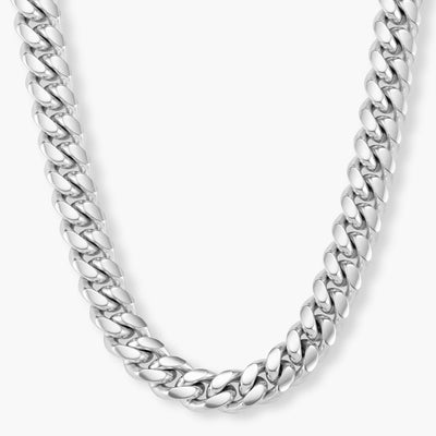 Sterling Silver 10mm Cuban Link Chain