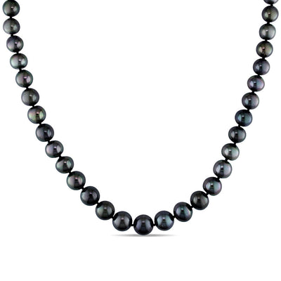 6mm Black Pearl Necklace