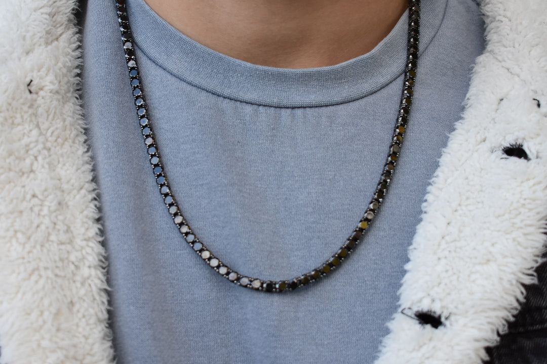 5mm Black Tennis Chain | JB Jewelers