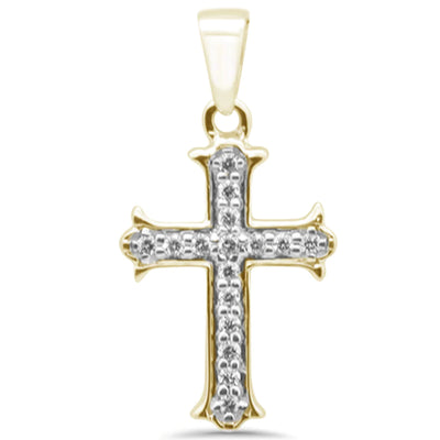 Mini Diamond Cross Pendant