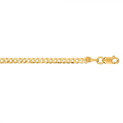 JB Jewelers Yellow Gold Curb Chains