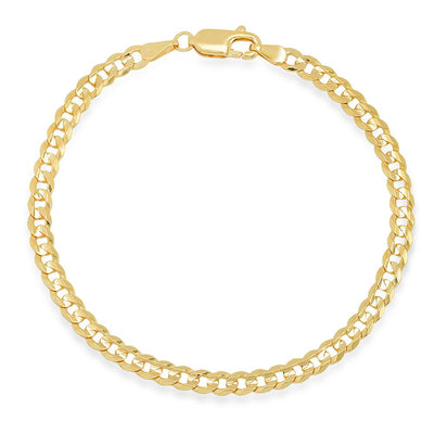 JB Jewelers 3mm Curb Bracelet