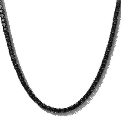 JB Jewelers 5mm Black Tennis Chain