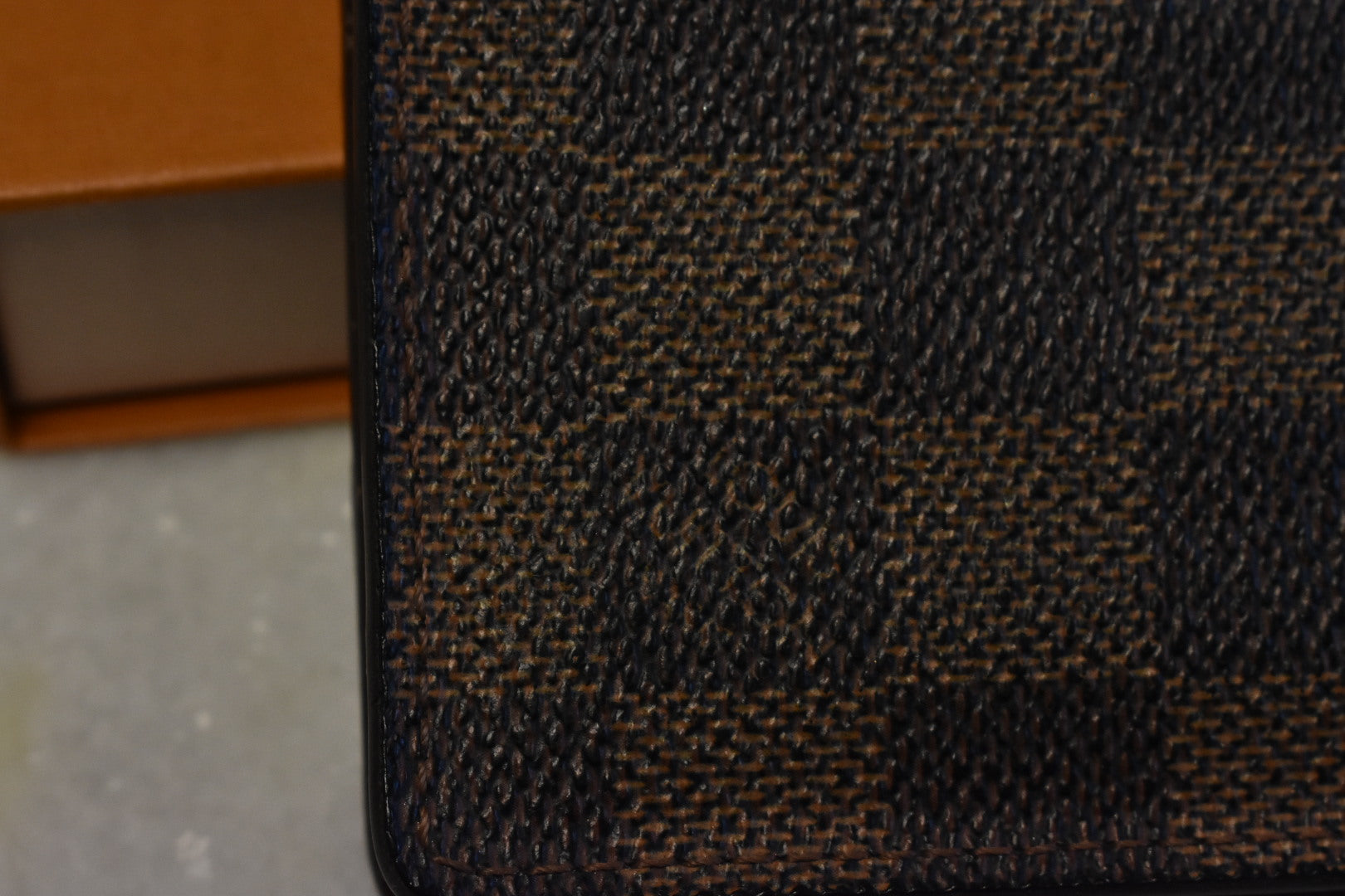 Louis Vuitton LV Pocket organizer denim blue Taigarama Leather ref.268409 -  Joli Closet