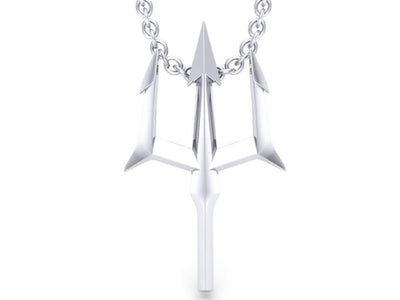 JB Jewelers Mount Olympus Trident Necklace