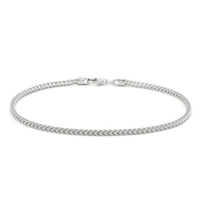 JB Jewelers Silver Franco Bracelet