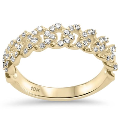 JB Jewelers Yellow Gold Cuban Link Ring