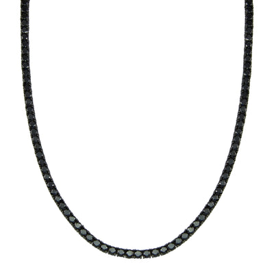 JB Jewelers 4mm Black Tennis Chain