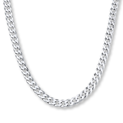 sterling silver curb chains