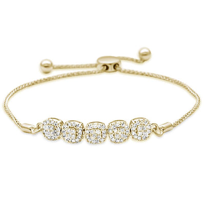 Diamond Bolo Bracelet