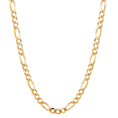 JB Jewelers 14k Yellow Gold 4mm Figaro Chain