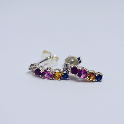 JB Jewelers Rainbow Earrings 