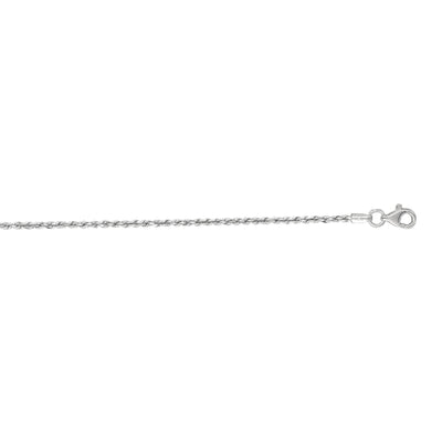 JB Jewelers Sterling Silver Rope Chains